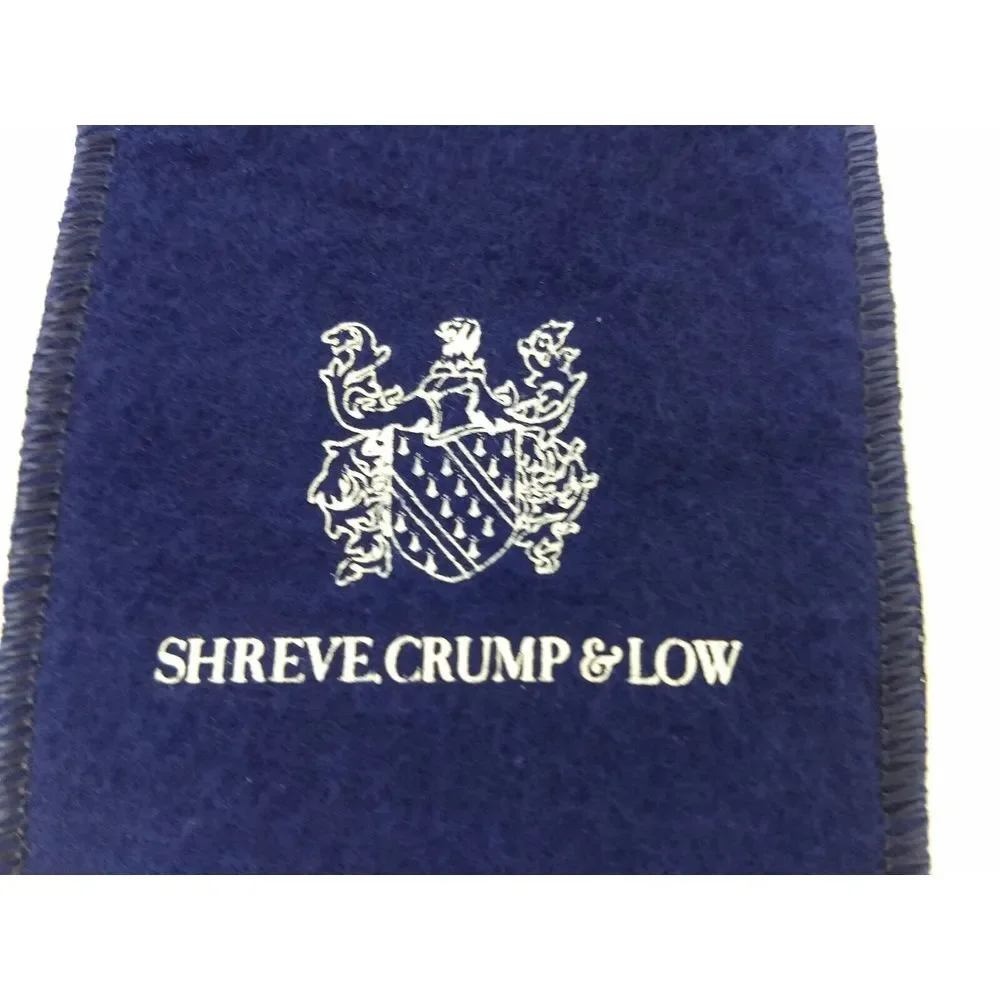 SHREVE CRUMP & LOW Sterling Silver Anti Tarnish Storage Flap Bags 11x3 3x3 Lot/3